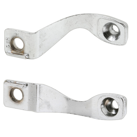 PRIME-LINE Diecast, Chrome Plated Sliding Door Handle Brackets 1 Pair E 2102